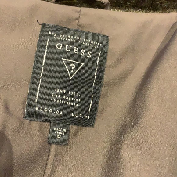 Guess faux fur cheetah print NWOT Size XS - Picture 5 of 5